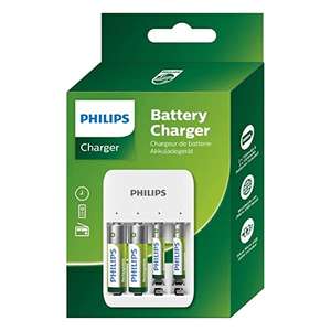 Chargeur Piles Rechargeable Philips (4895229120716) - USB, Piles AA et Piles AAA Inclus (Vendeur tiers)
