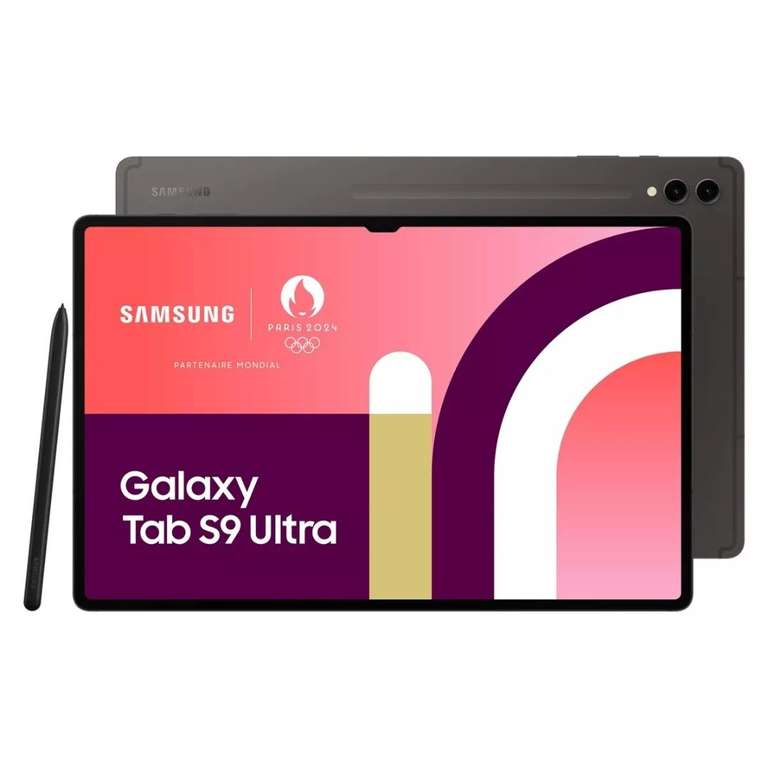 Tablette 14,6" Samsung Galaxy Tab S9 Ultra 256 Go (via ODR 200€ + cagnotte fidélité 200€ + bonus reprise en magasin 250€)