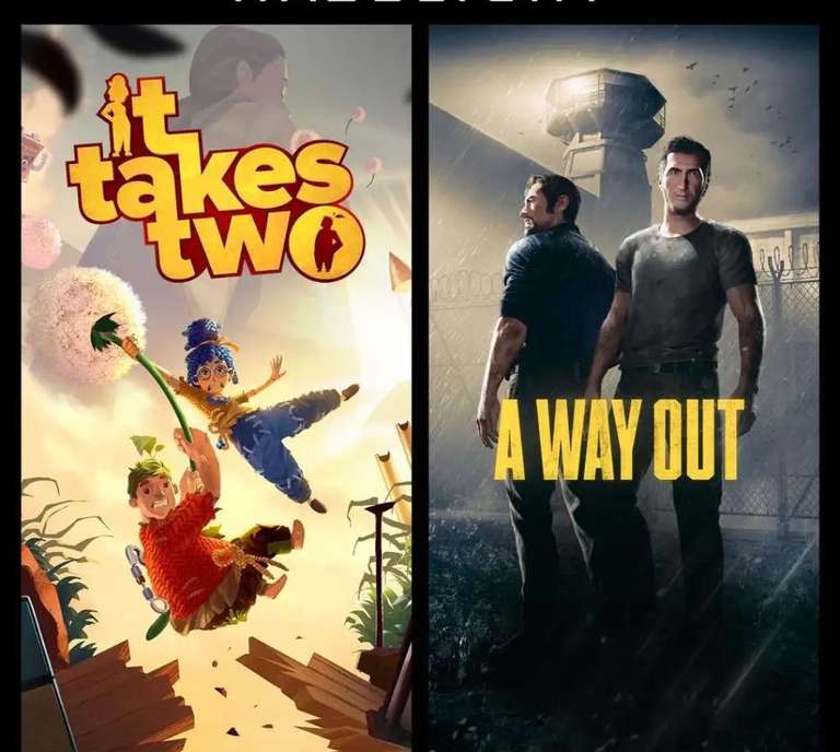 Bundle - It takes two et A Way Out sur PS4 et PS5 (Dématérialisé) –