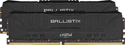 Kit mémoire RAM DDR4 Crucial Ballistix BL2K8G32C16U4B 16 Go (2 x 8 Go) - 3200 MHz, CL16
