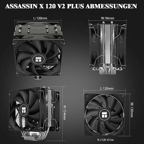 Thermalright Peerless Assassin 120 SE Blanc ARGB 25.6 dB - Ventilateur CPU