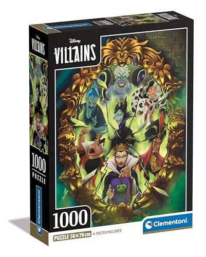 Puzzle Clementoni Collection Disney Villains - 1000 pièces