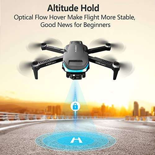 Drone quadricoptère OKYUK - 1080P HD FPV, 2 batteries, 3d flip, évitement des obstacles (vendeur tiers)
