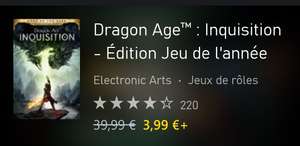Dragon Age : Inquisition - Édition Jeu de l'année sur Xbox One/Series (dématérialisée)