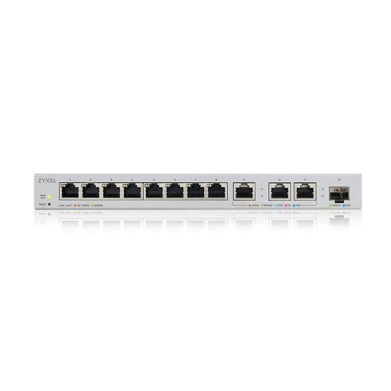 Switch Zyxel XGS1250-12 - 12 Ports administrable dont 3 Ports 10G ethernet et 1 Port 10G SFP+