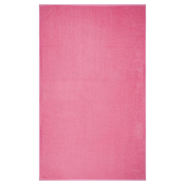 Serviette en coton Olaian - Rose, Taille L (145x85 cm)