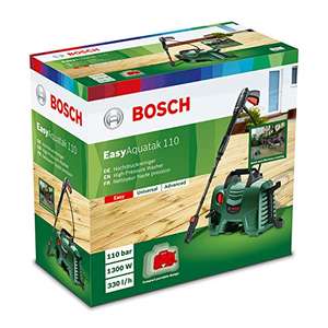 Nettoyeur haute pression Bosch Home and Garden EasyAquatak 110 - 1300 W, 110 bars, livré avec accessoires et en boite carton