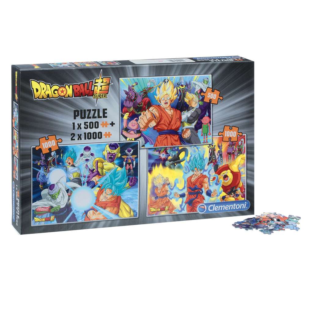 Multi puzzles adulte Les Villes (2 x 1000 pièces + 1 x 500