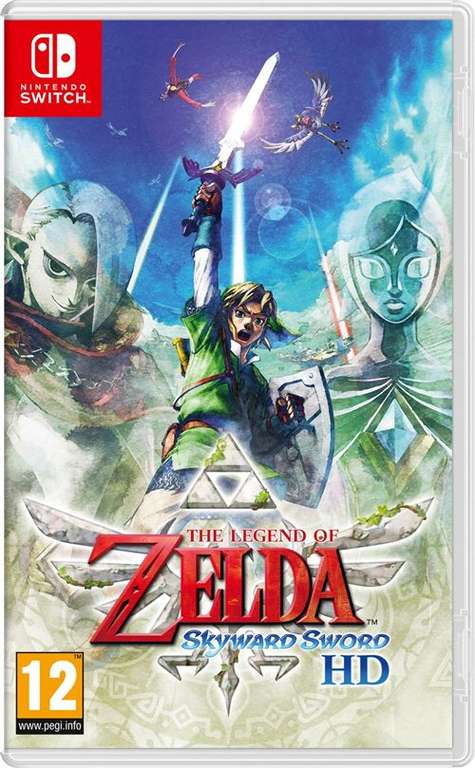 Console Nintendo Switch OLED (blanc ou bleu/rouge néon) + jeu The Legend of Zelda : Skyward Sword HD