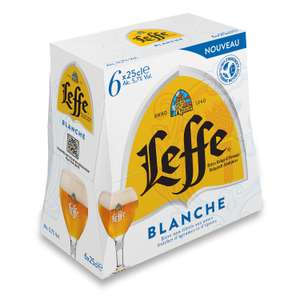 Pack de 6 Bières Leffe Blanche - 6x25cl
