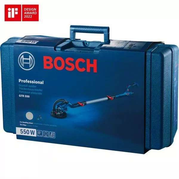 Ponceuse plaquiste Bosch Professional GTR 55-225 - 550 W, Ø de plateau 215 mm7p