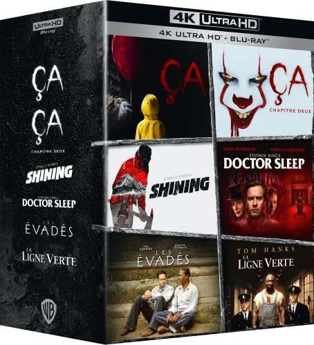 Coffret Blu-ray 4K Stephen King - 6 films (vendeur tiers)