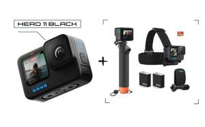 Pack Caméra sportive GoPro HERO11 Black avec Accessoires + Abonnement GoPro de 12 Mois