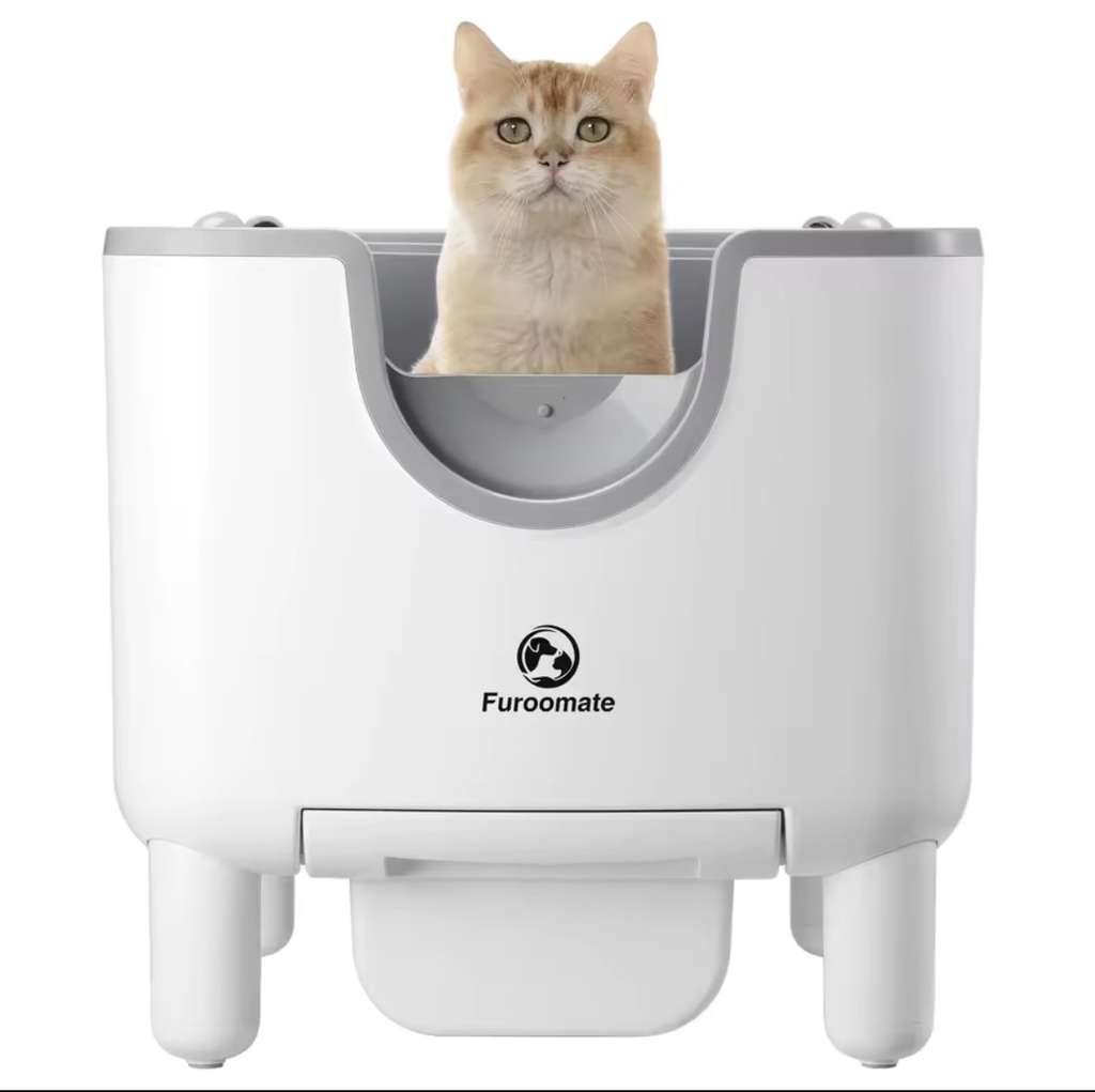 Litière Pour Chat Autonettoyante Connectée MiaouFresh - Bac 10L, Système Anti-odeurs FresHair 2.0, Sécurité X-Sense, Contrôle Par Appli