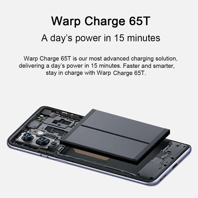 Smartphone 6.55" OnePlus 9 5G - Snapdragon 888, 8Go RAM, 128Go, 120Hz AMOLED (Entrepôt France)