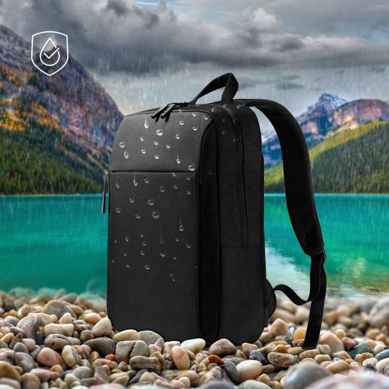 Sac à dos imperméable Honor Backpack pour ordinateur portable - Noir
