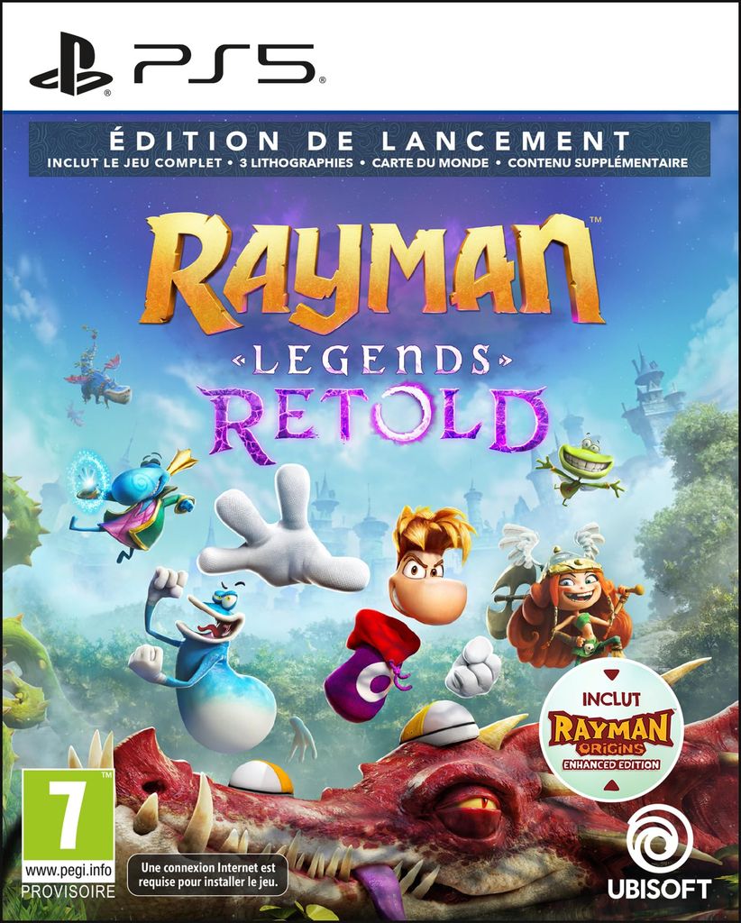 [Précommande] Rayman Legends : Retold sur PS5 ou Switch 2