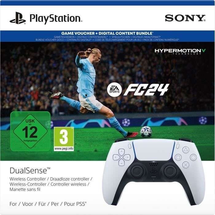Pack Manette PS5 DualSense + jeu EA Sports FC24 sur PS5