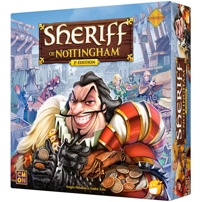 Réductions sur une sélection de jeux de société - Ex : Sheriff of Nottingham 2nd Edition VF (funforge.fr)