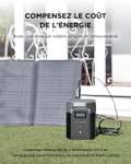 Générateur d'énergie portable ECOFLOW DELTA Max 2016Wh, station solaire 4 sorties CA 2400 W - Reconditionné (vendeur tiers)