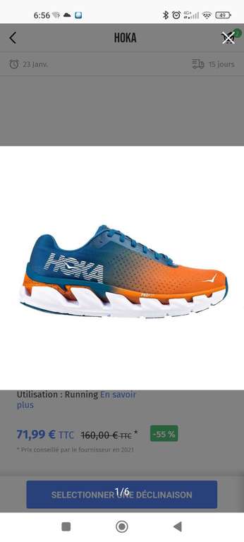 Chaussures de running Hoka Mach Supersonic - 40 au 46