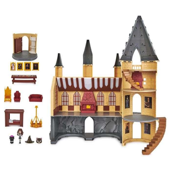 Château de Poudlard Magical Minis Harry Potter - Figurine et 12 accessoires Sonore & lumineux - 6061842 - Wizard World