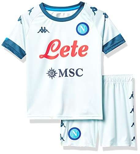 Maillot de football Kappa + Short SCC Napoli 2020/21 pour Enfant