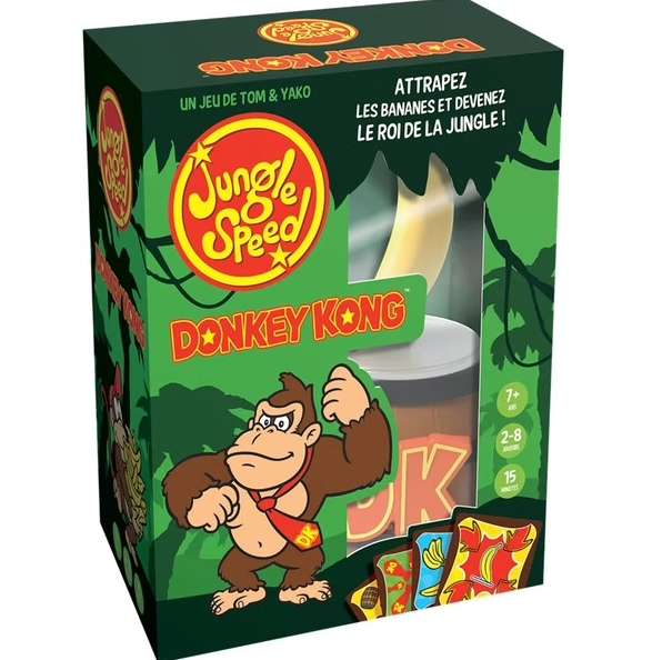 Asmodee Jungle Speed Donkey Kong Jeu de dextérité Rapide pour Enfants et Adultes, à partir de 8 Ans, de 2 à 10 Joueurs, durée de la Partie : 15 Minutes, Espagnol Asmodee Jungle Speed Donkey Kong Jeu de dextérité Rapide pour Enfants et Adultes, à partir de 8 Ans, de 2 à 10 Joueurs, durée de la Partie : 15 Minutes, Espagnol