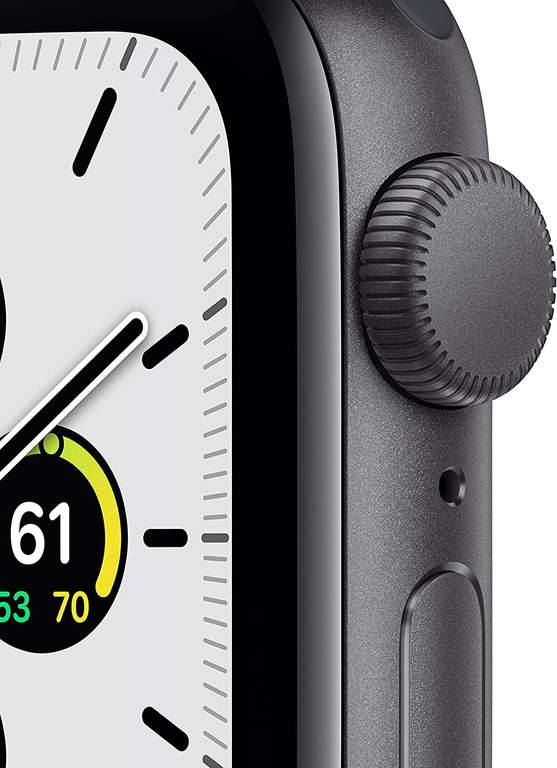 Montre connectée Apple Watch SE 2021 - GPS, 40 mm, Gris sidéral
