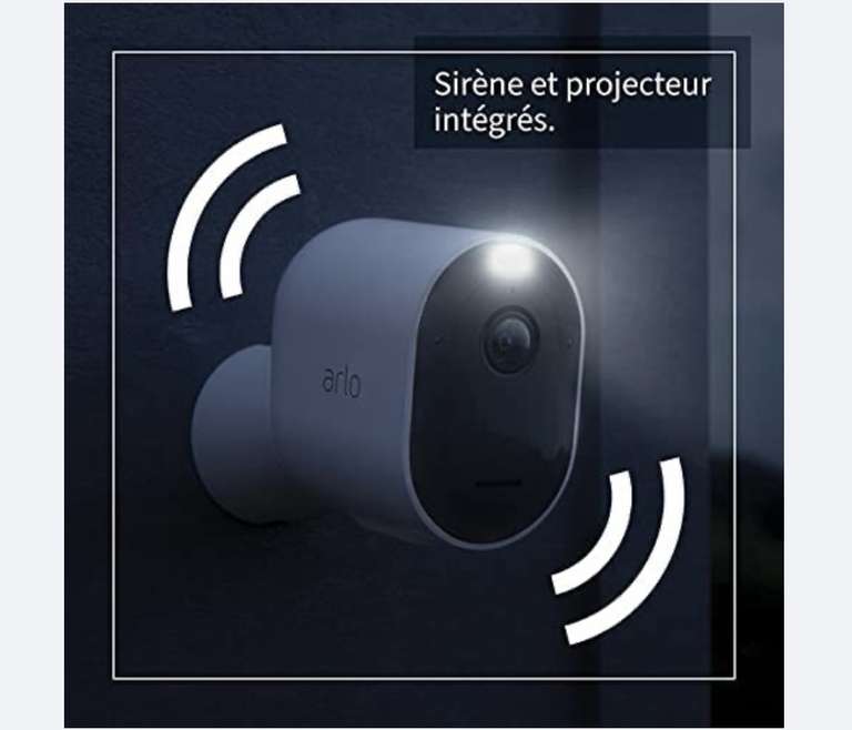 Pack de 4 Caméras de Surveillance Arlo Pro 4 Spotlight - HDR 2K (arlo.com)