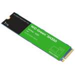 SSD interne M.2 NVMe Western Digital WD Green SN350 (WDS100T3G0C) - 1 To (Jusqu'à 3200-2400 Mo/s)