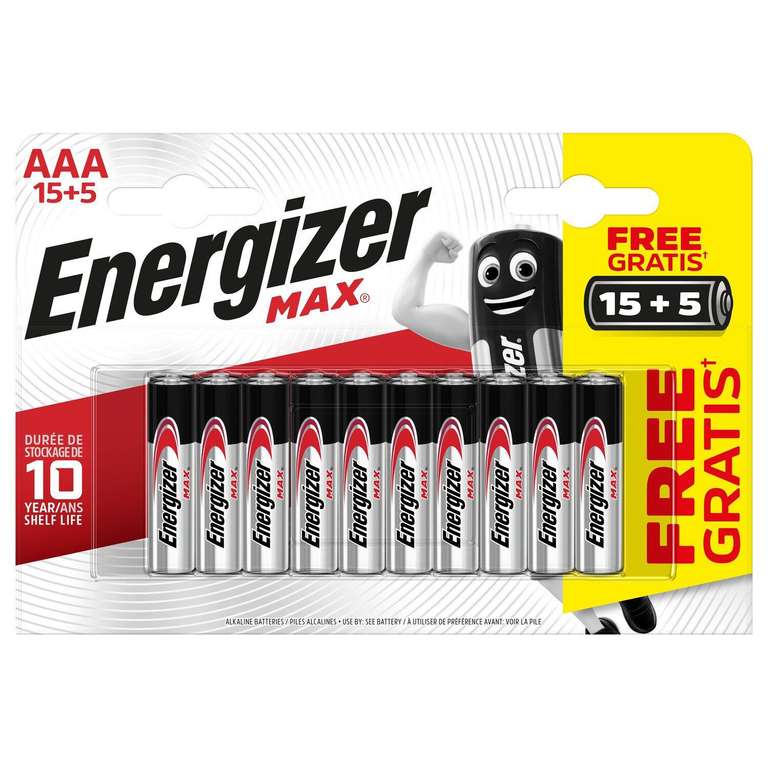 Energizer - Piles rechargeables power plus aaa/lr3 700 mah (4 pièces) en  livraison à proximité