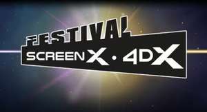 Sélection de place en Promotion pour le Kinepolis Festival 4DX & SCREEN X dans les salles Kinepolis participantes