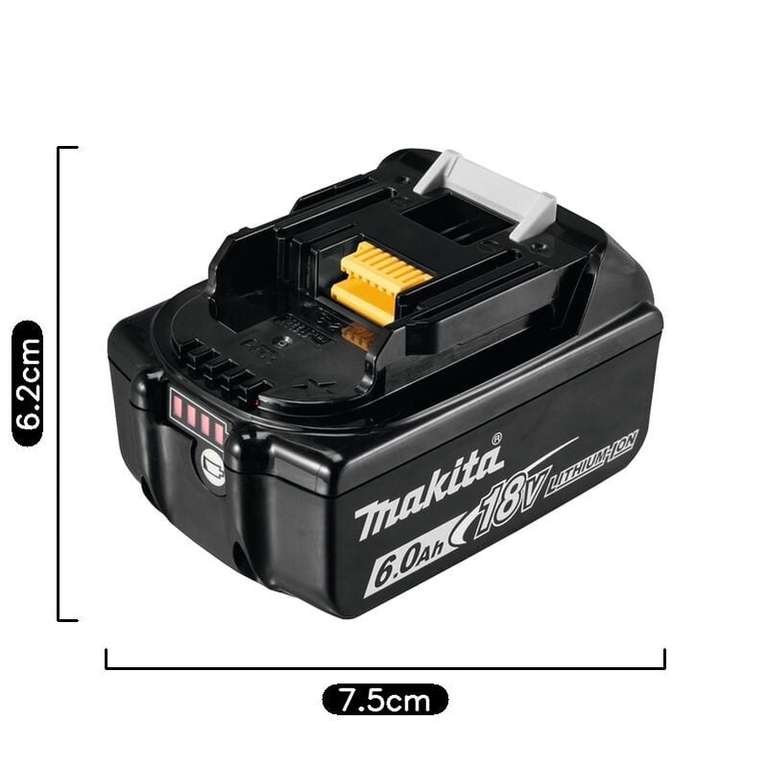 Batterie MAKITA Makstar BL1860B 198091-4 - 18V - 6Ah
