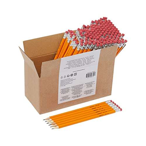Boîte de 150 crayons à papier prétaillés Amazon Basics PHB-150 - HB n°2