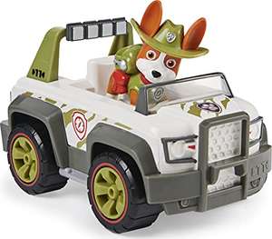 Petite-voiture + figurine Nickelodeon La Pat'Patrouille Tracker Jungle Cruiser