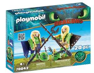 Playmobil 70042 - Dragons DreamWorks Kranedur et Kognedur 20 pièces