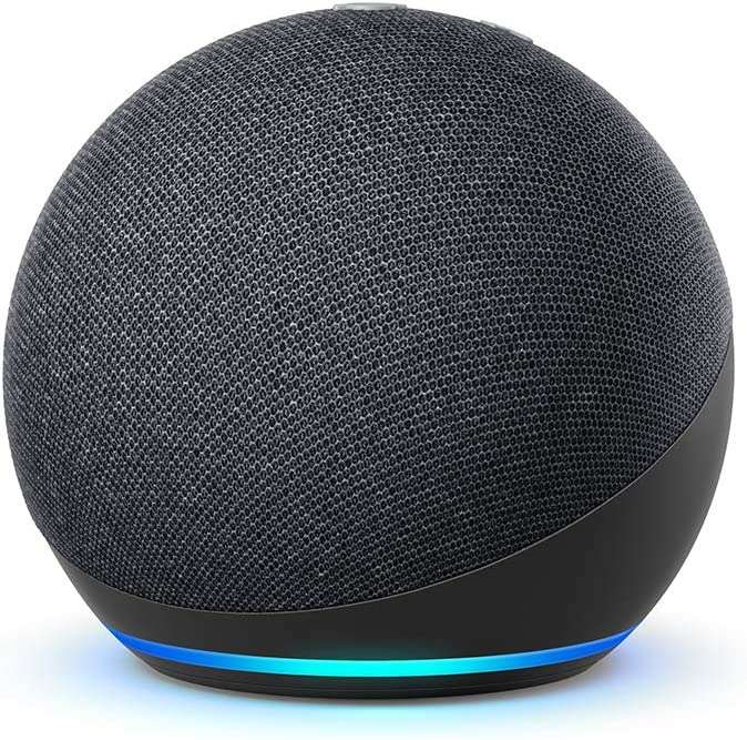 Amazon Echo Dot 4ème Génération Horloge Enceinte Connectée Alexa Assistant Vocal Blanc 