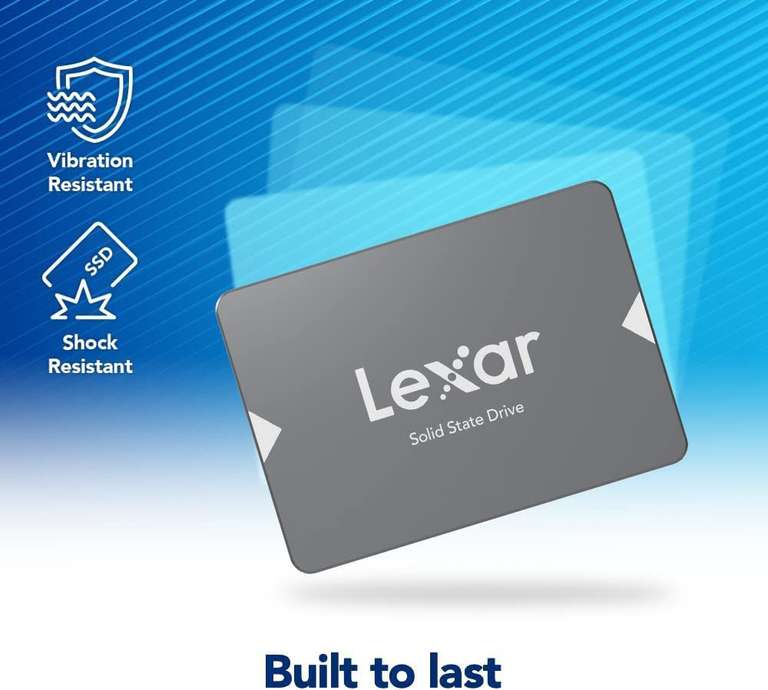 SSD interne 2.5" Lexar NS100 - 128 Go