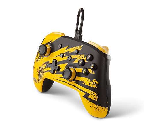 Manette PowerA Enhanced Wired Controller pour Nintendo Switch - Pikachu