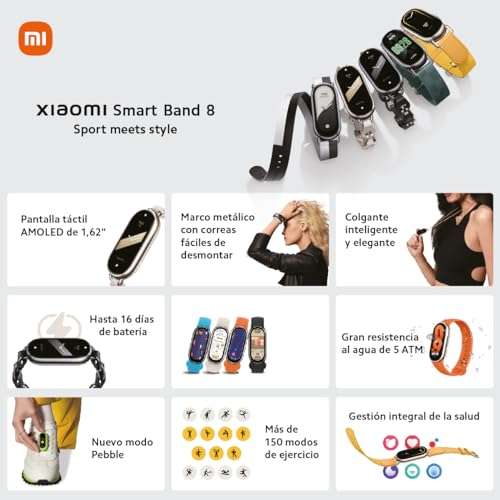 Bracelet connecté Mi Band 5 - Noir XIAOMI : le bracelet connecté à Prix  Carrefour