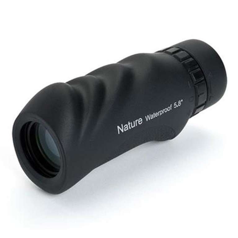 Monoculaire Compact 10x25 | Longue-vue De Poche Pour Observation, Sport, Voyage | Dragonne Et Chiffon Inclus