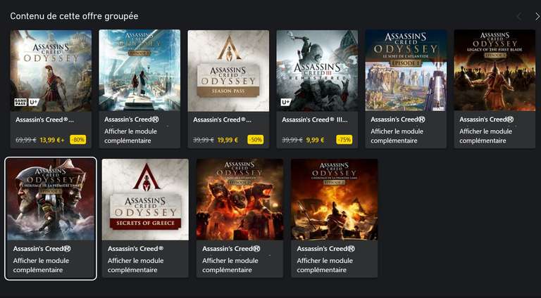 Assassin's Creed Odyssey - Gold Edition: Jeu + Season Pass + AC III Remastered sur Xbox One & Series XIS (Dématérialisé - Store Argentine)