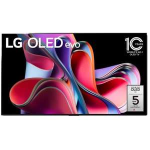 TV LG 65" OLED65G3 - 4K UHD, 120Hz, HDR10 Pro, Dolby Vision IQ, HDMI 2.1, Smart TV (Via 300€ d'ODR)