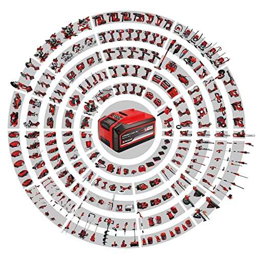 Perceuse Visseuse Einhell à percussion sans fil TE-CD 18/2 Li-i - Avec 2 batteries 2 Ah, chargeur et 64 accessoires