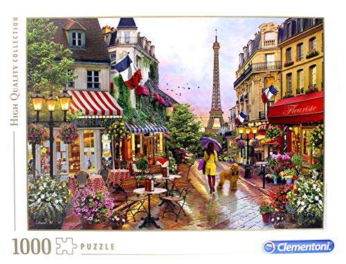 Puzzle Clementoni High Quality Collection Flowers in Paris - 1000 Pièces