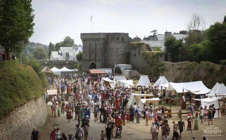 Pass 2 jours à 5€ pour les visiteurs de la Fêtes des Ramparts venant en tenue Médiévale - Dinan (22)