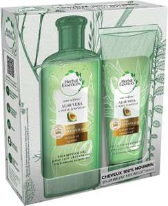 Herbal Essences Aloe Vera Et Huile D’Avocat Coffret Avec Shampoing Et Après Shampoing