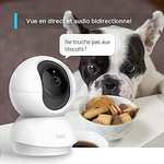 Caméra de Surveillance WiFi TP-Link Tapo C210 - 2k, 360°, détection de personnes, vision nocturne