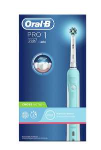Brosse à dents électrique Oral-B Pro 1 Cross Action (via 23,73€ sur la Carte de Fidélité et BDR 3€)